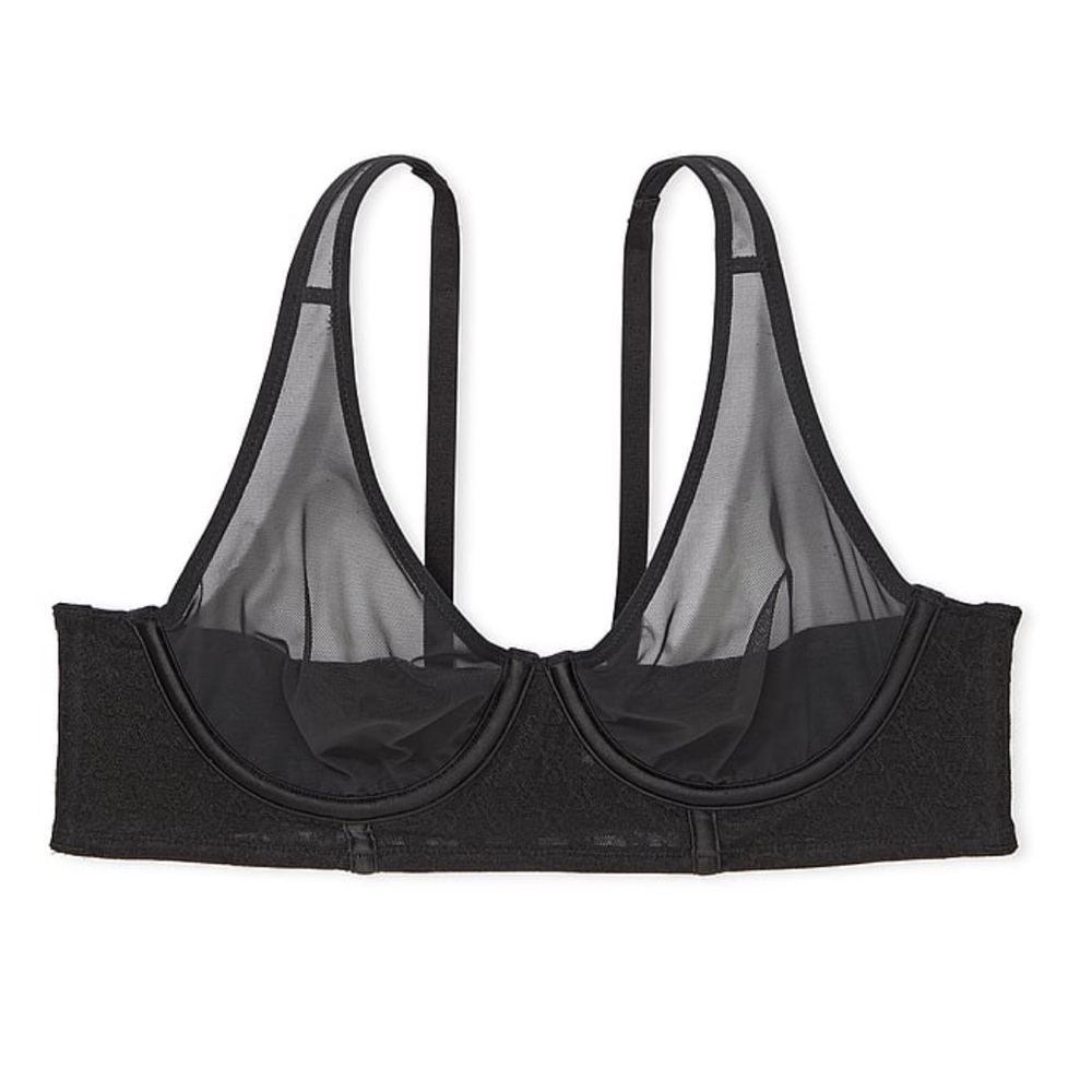 Victoria Secret very sexy Icon Mesh Longline Plunge bra